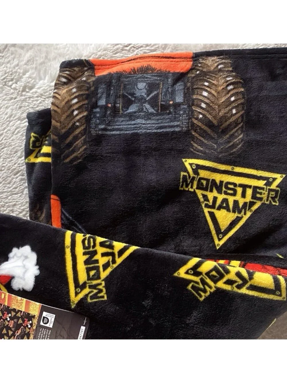 Monster Jam Soft El Toro Loco Plush Throw Blanket 50